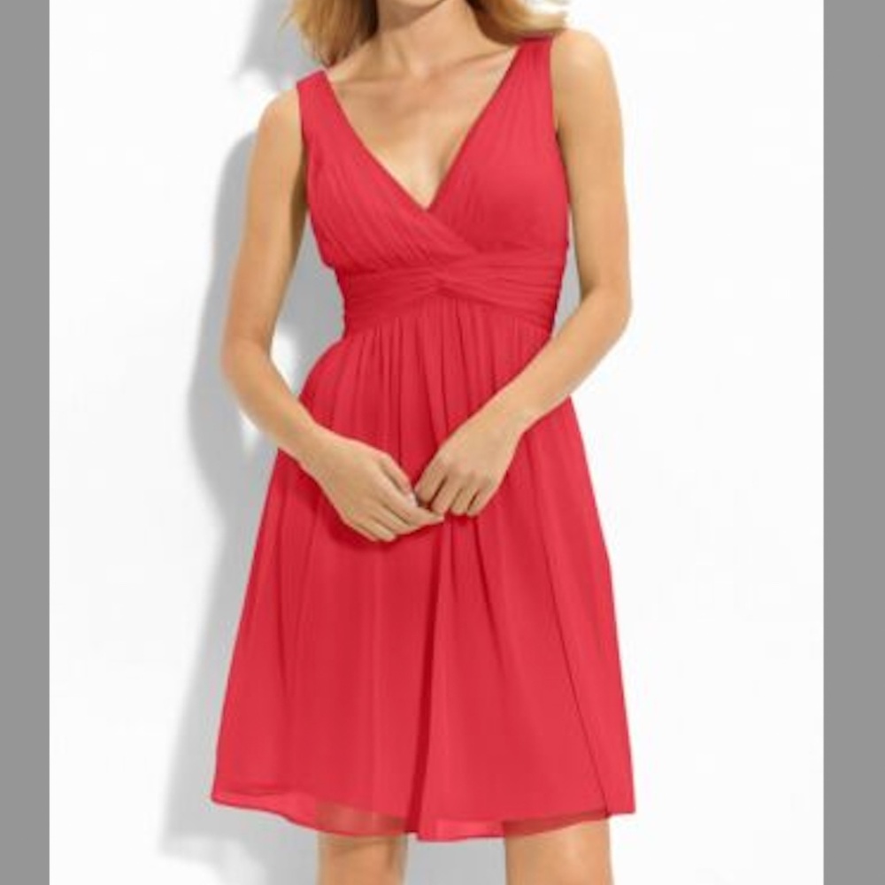 Cocktail dress silk chiffon